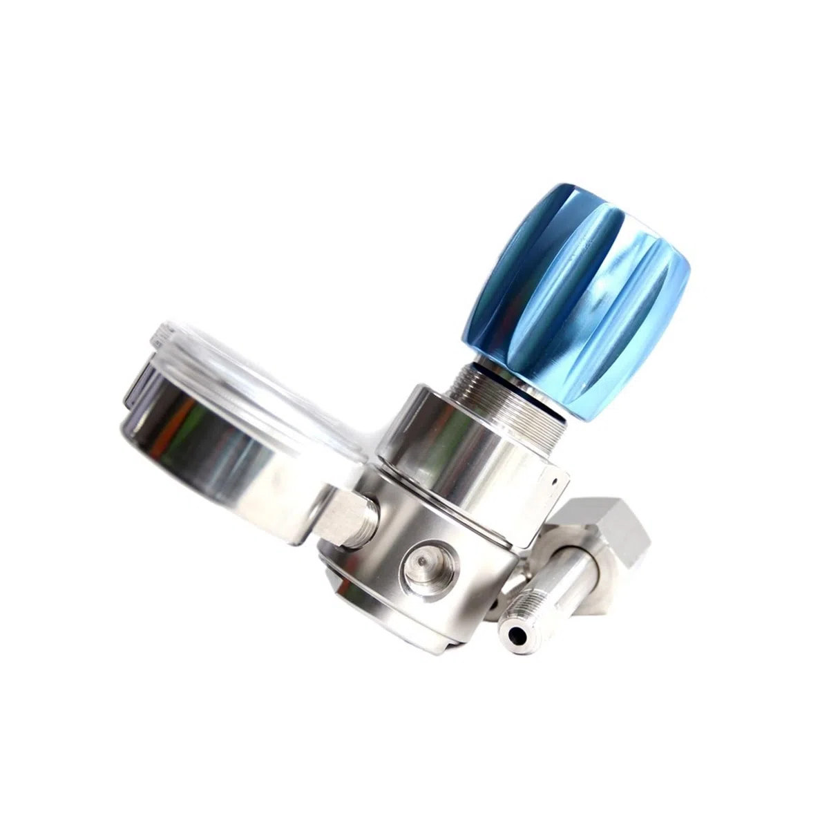 1 régulateur de pression d'air en acier inoxydable 316L 1/4"