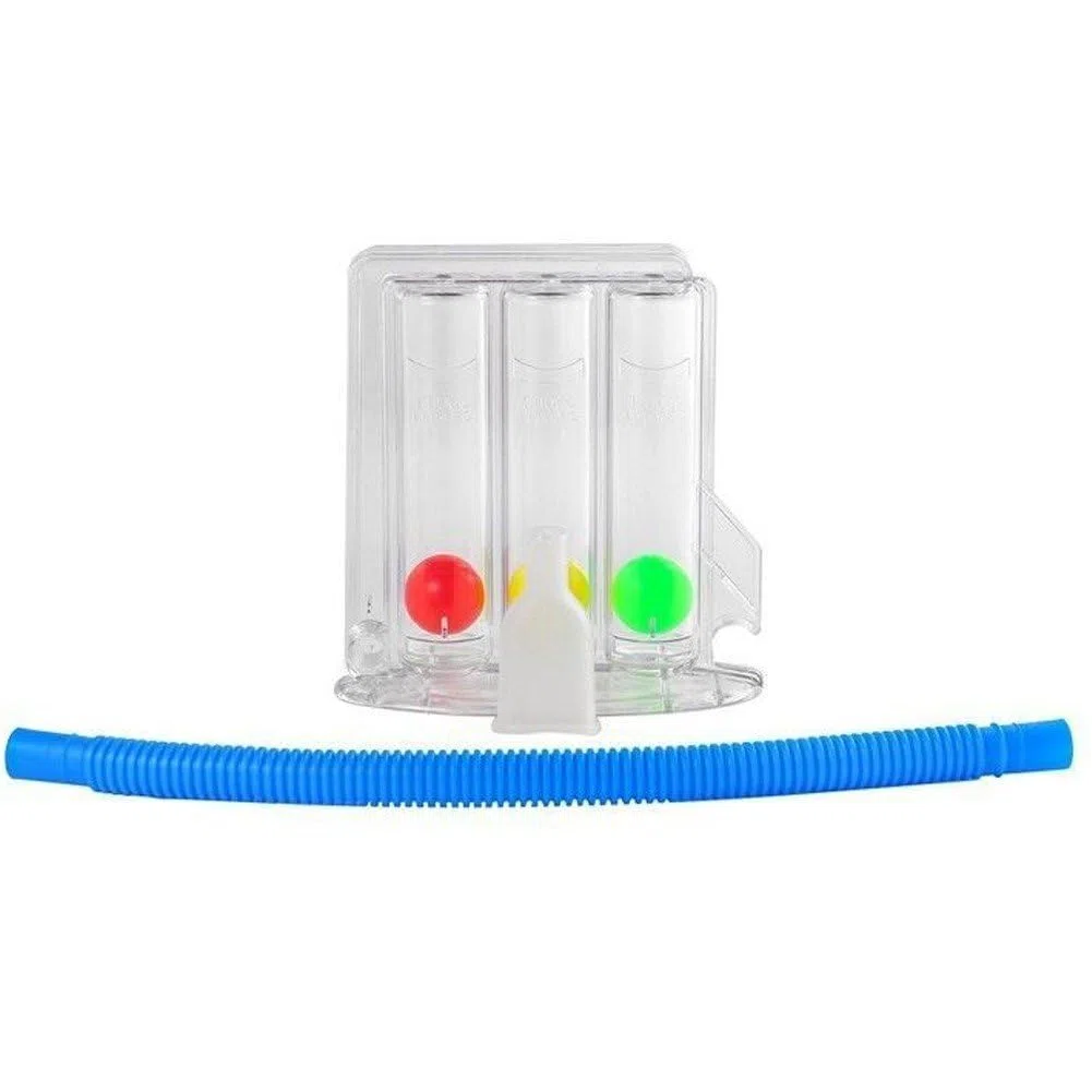 Exerciseur Pulmonaire, 3 Balles pour Respiration, Exercice De Respiration Profonde, Amélioration De Capacité Vitale De Fonction Pulmonaire. Exerciseur Respiratoire