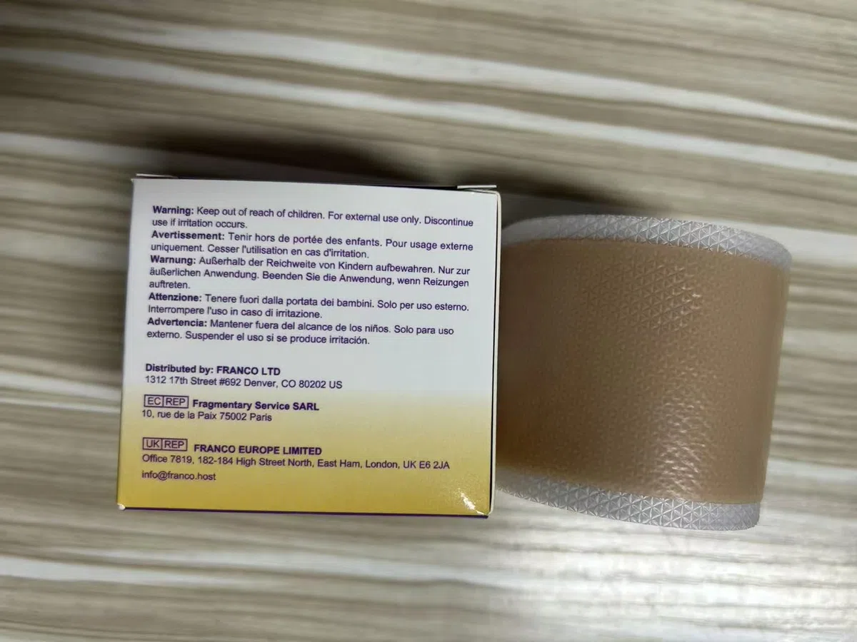 Pansement Silicone Cicatrice Pour les Cicatrices Causées par la Césarienne, la Chirurgie, les Brûlures, les Chéloïdes, l'acné, etc. Rouleau de Cicatrice en Silicone (4CMx340CM)