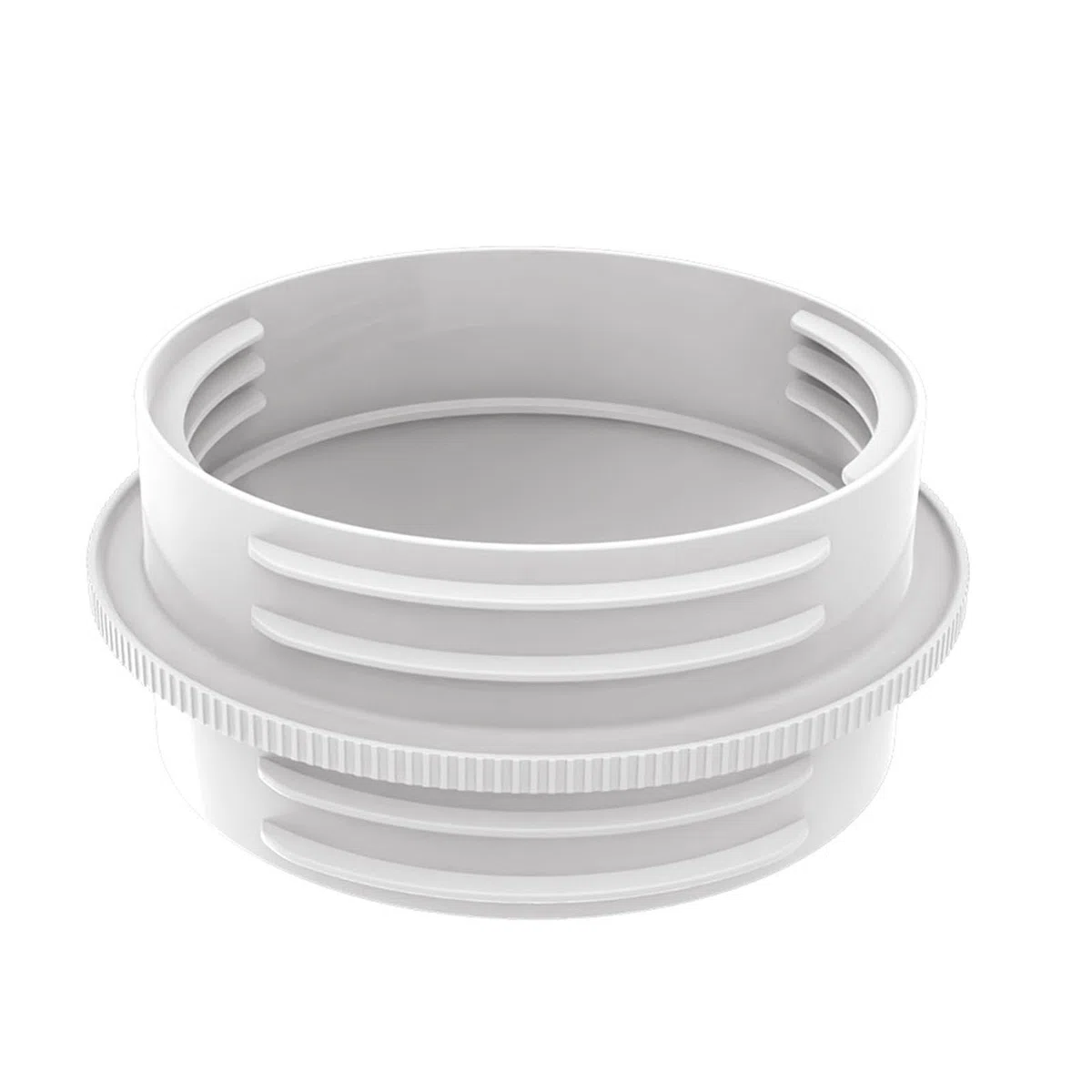 Adaptateur Tuyau Climatiseur Mobile Blanc, FORMVERSITY Raccord Tuyau Climatiseur Mobile 130-150mm, Kit Evacuation Climatiseur pour d'Évacuation Ca