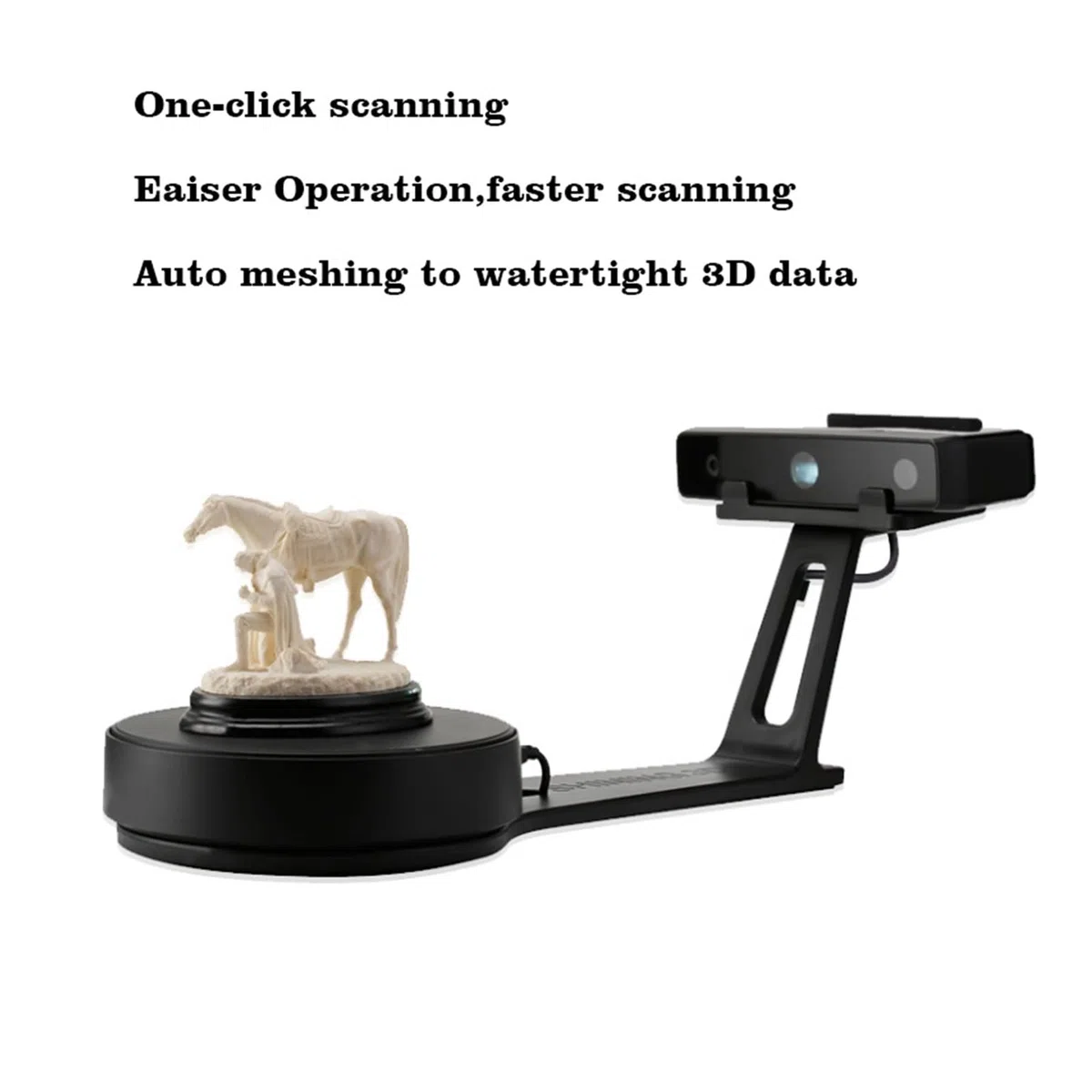 Marqueur de numérisation 3D pour scanner 3D White Light de scanner de bureau 3d, un clic de numérisation, facile et rapide, en mode fixe/Auto Scan, 0,1 Précision Mm, 8S Vitesse de numérisation pour