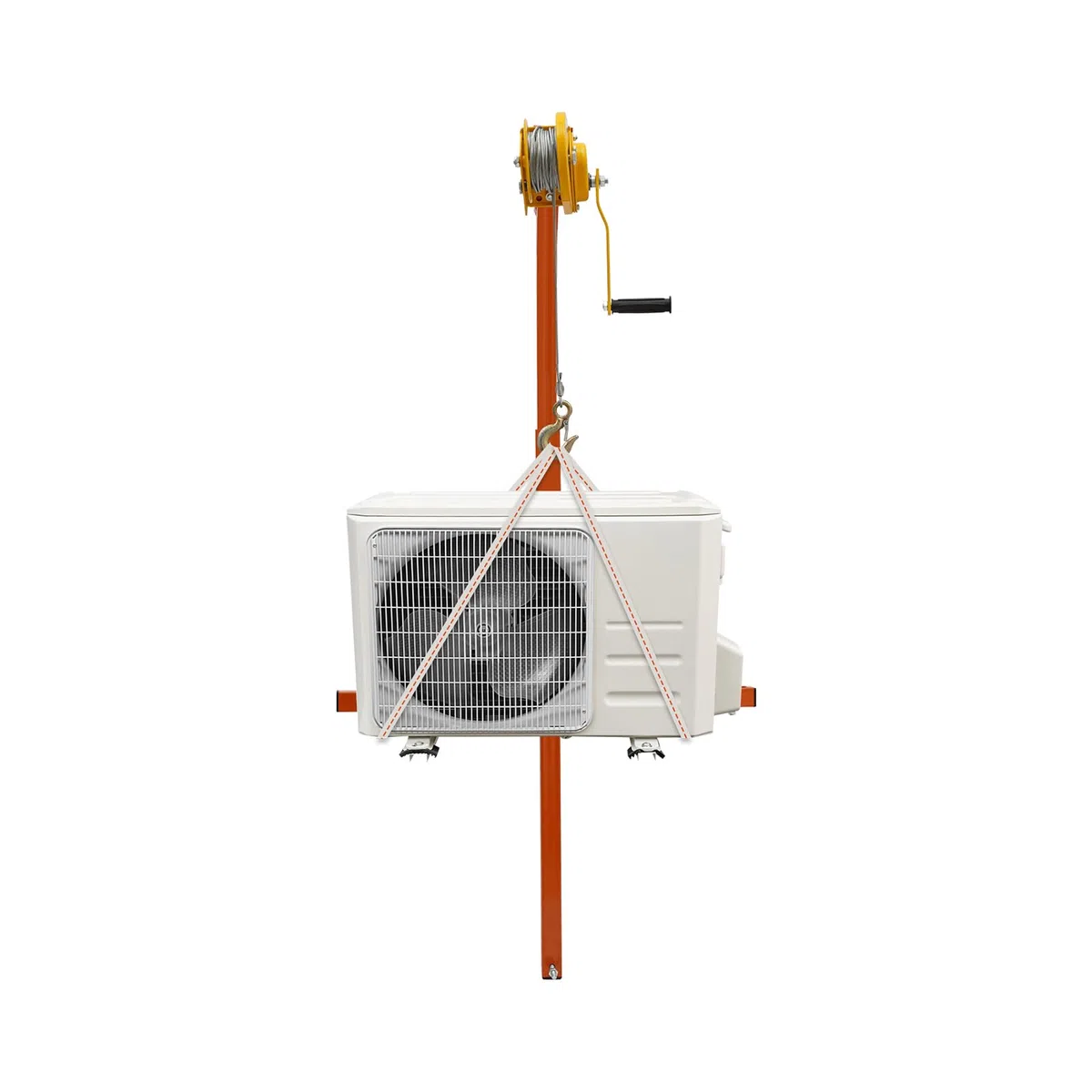 Grue de levage de climatisation, installation extérieure, outil de levage, hauteur de levage de 15 m, capacité de charge de 150 kg, suspension spéciale, outil de grue pour climatisation