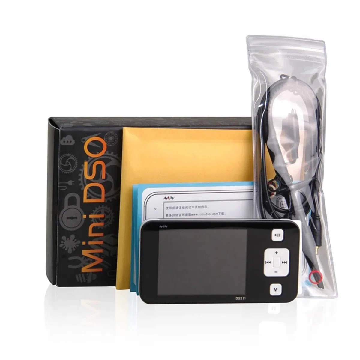 Oscilloscope numérique Portable Professionnel de Poche DS211, 1 Canal, Haute Vitesse, for la réparation de Jouets électroniques, de modèles RC et de Circuits