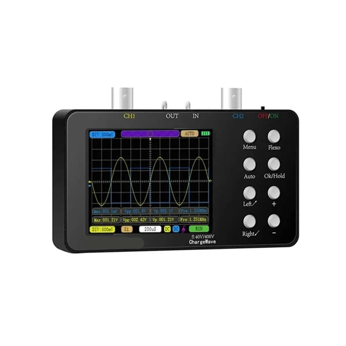 Oscilloscope numérique Portable à Deux canaux PWM 50 Mbit/s, fréquence d'échantillonnage 10 MHz/z, Bande passante analogique 2,5 kSa/s for Outils de réparation électronique