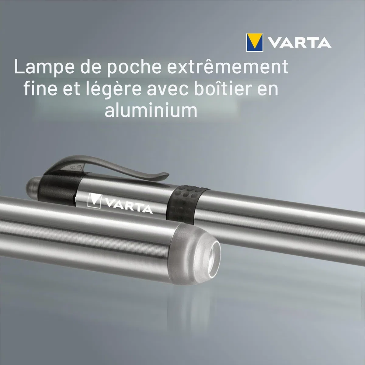 VARTA Lot de 2 lampes de diagnostic LED incl. 1x pile AAA, Pen Light, lampe pupille, lampe stylo extrêmement fine et légère, lampe de poche, pour une utilisation dans l'hôpital, les cabinets médicaux