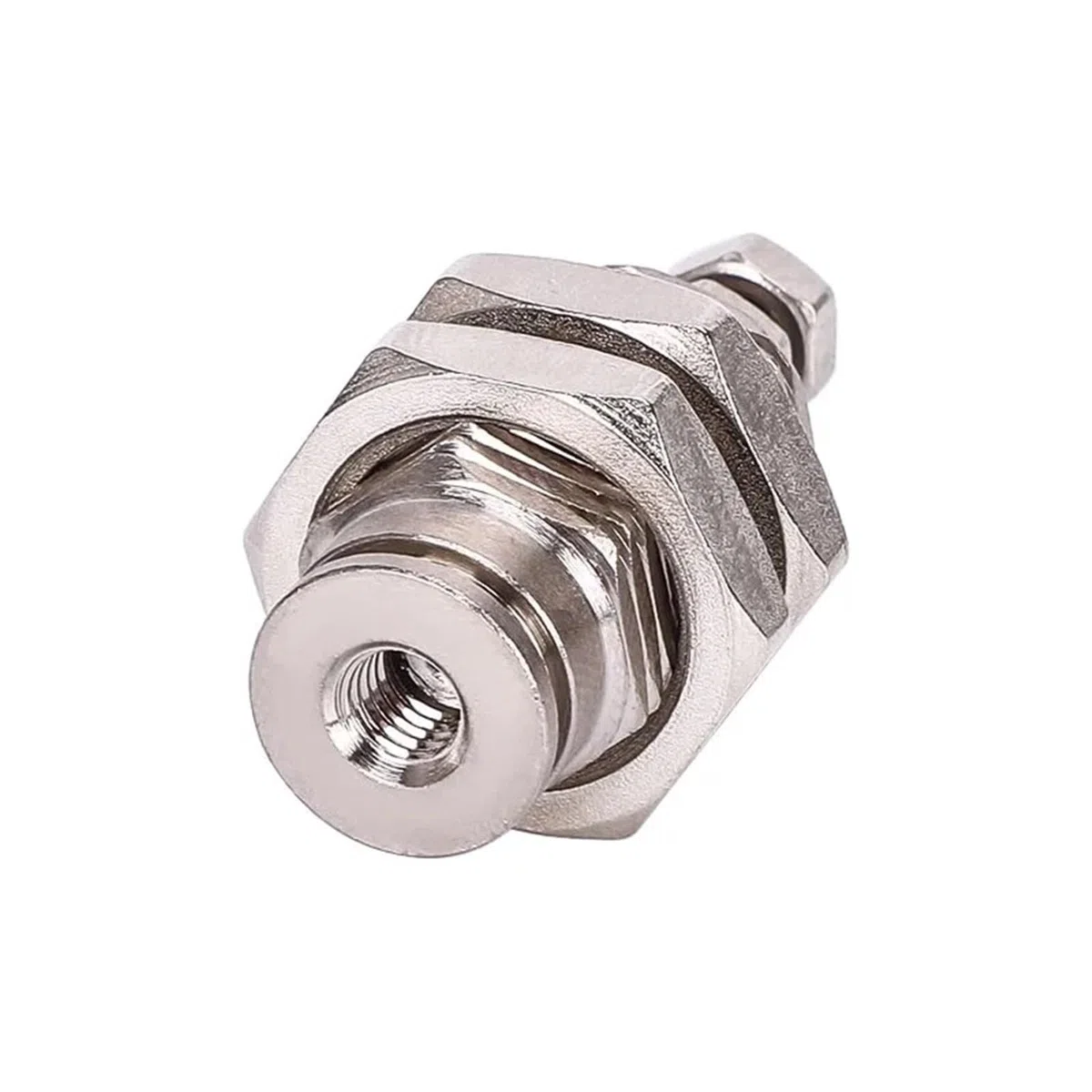 Lot de 5 Mini-vérins pneumatiques CJPB 6/10/15, à Simple Effet, Course de 5, 10, 15 et 20 mm(CJPB6x10,No External Thread-B)