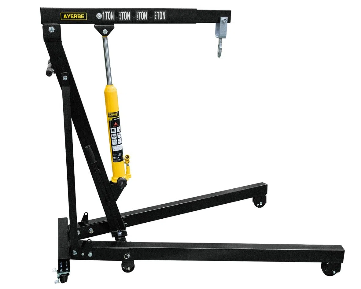 Grue de garage 1 TN élévation 2040 mm pliable compacte et robuste
