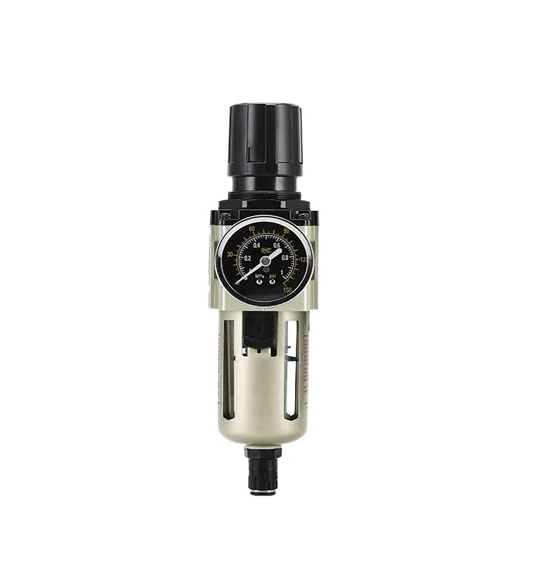 AW4000-04D 1/2 filtre à air régulateur de pression piège à eau huile séparateur d'eau compresseur source processeur(PC 10MM Fitting)