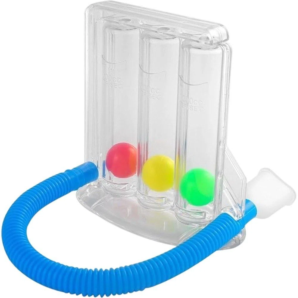Exerciseur Pulmonaire, 3 Balles pour Respiration, Exercice De Respiration Profonde, Amélioration De Capacité Vitale De Fonction Pulmonaire. Exerciseur Respiratoire