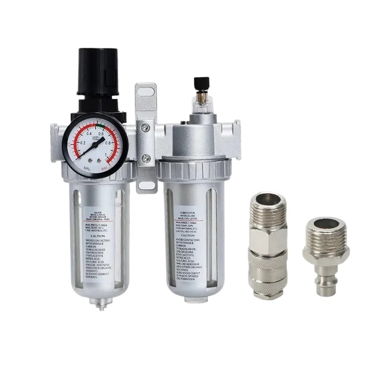 Régulateur de filtre à Air, séparateur huile-eau, vanne de commande hydrophobe, composants pneumatiques de compresseur SFC400 1/2 SFC300 3/8 SFC200 1/4(SFC-300+EU30,1 Set)