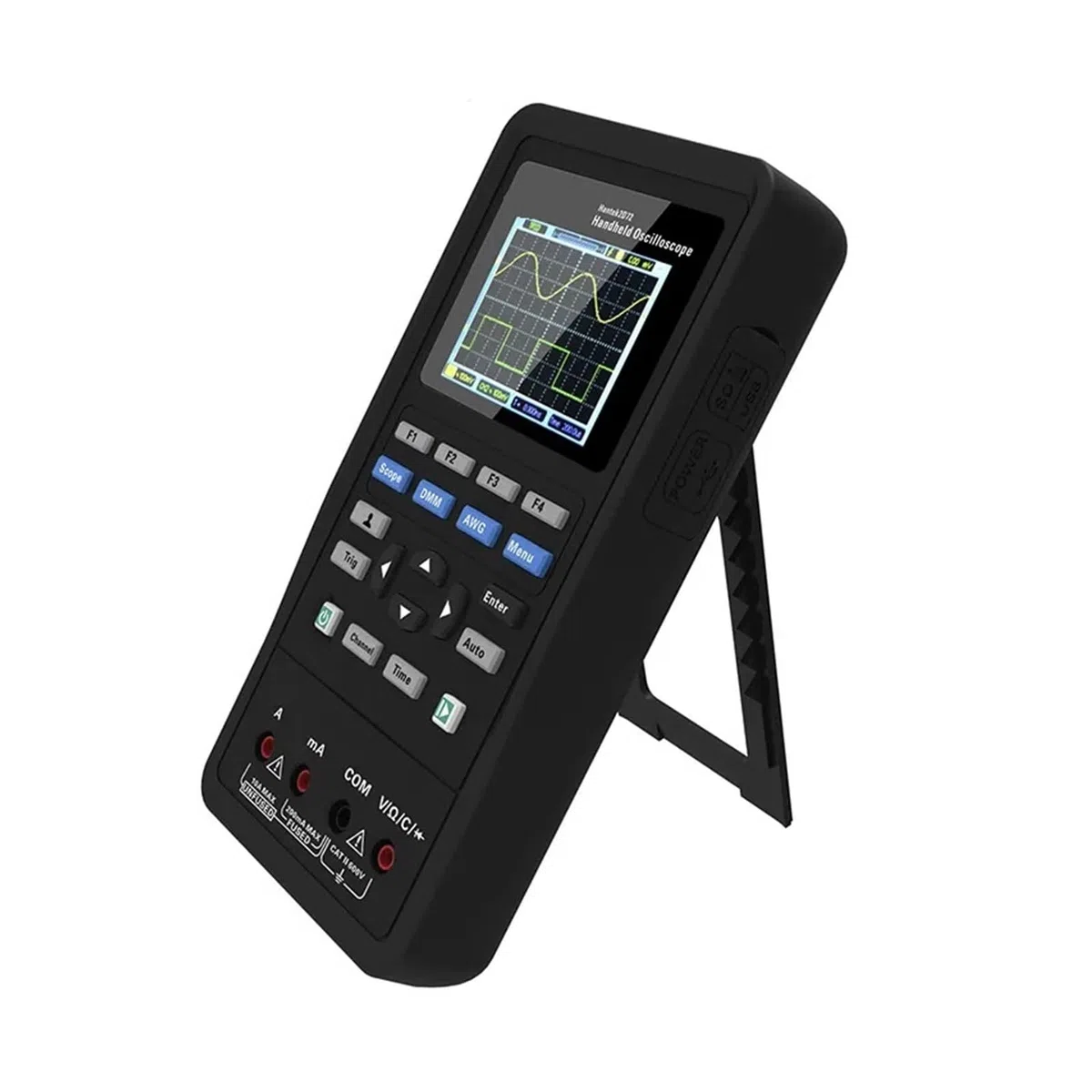 Oscilloscope Portable 2D72 2C72 2D42 2C42, multimètre numérique, testeur, générateur de Formes d'onde USB, oscilloscope 3 en 1(2C72)